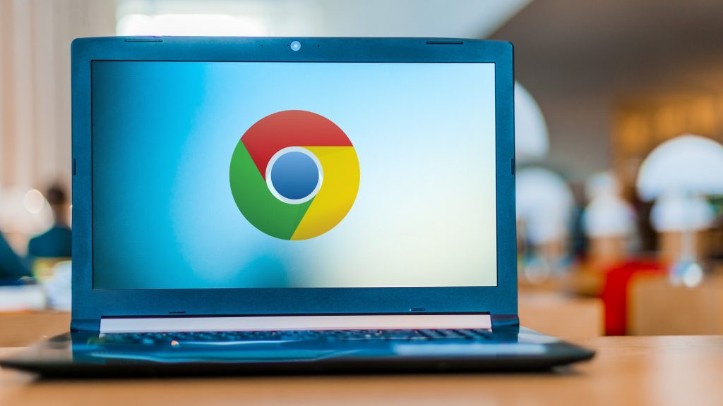 Laptop met chrome